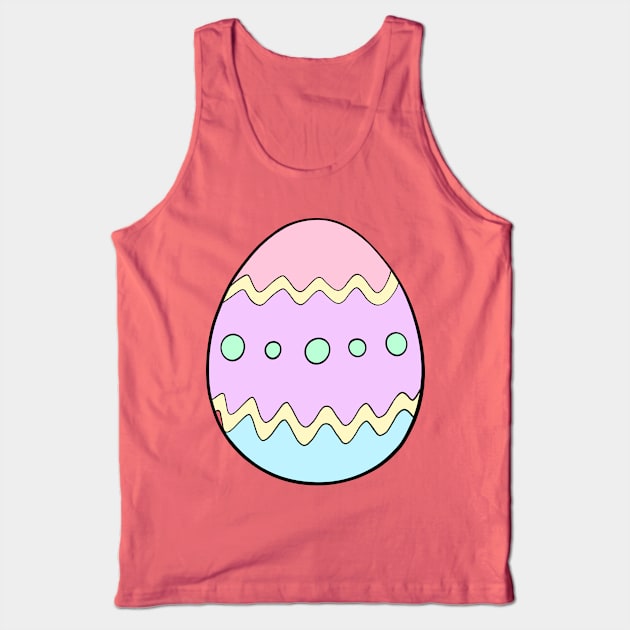 Pastel Easter Egg Tank Top by Lady Lilac